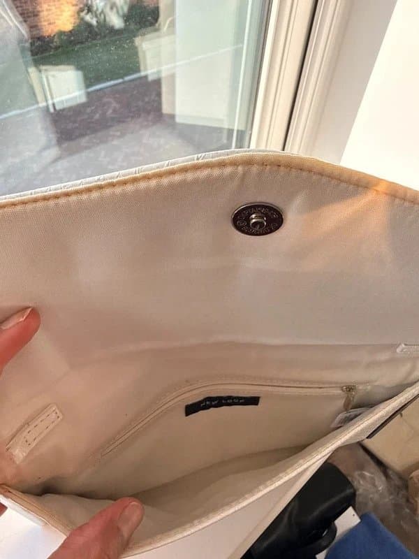 New Look White new look clutch