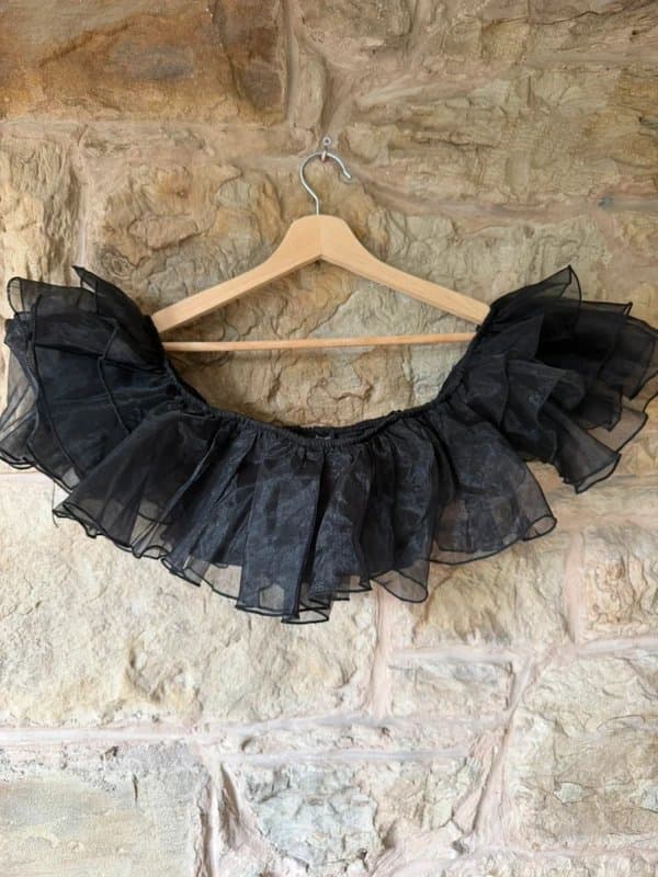 Bershka Bershka tulle bralette top off the shoulder