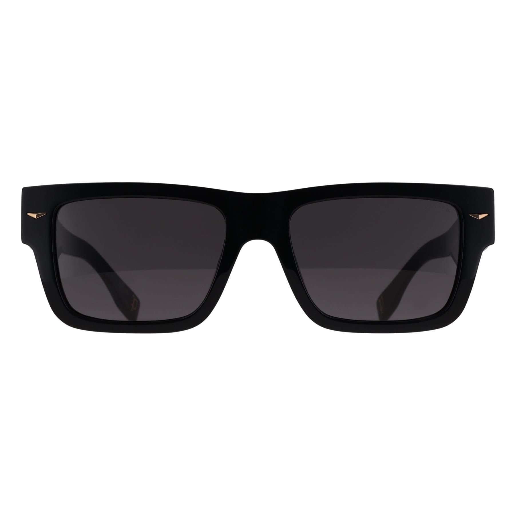 Police Police Men's Rectangle Shiny Black Smoke SPLQ87