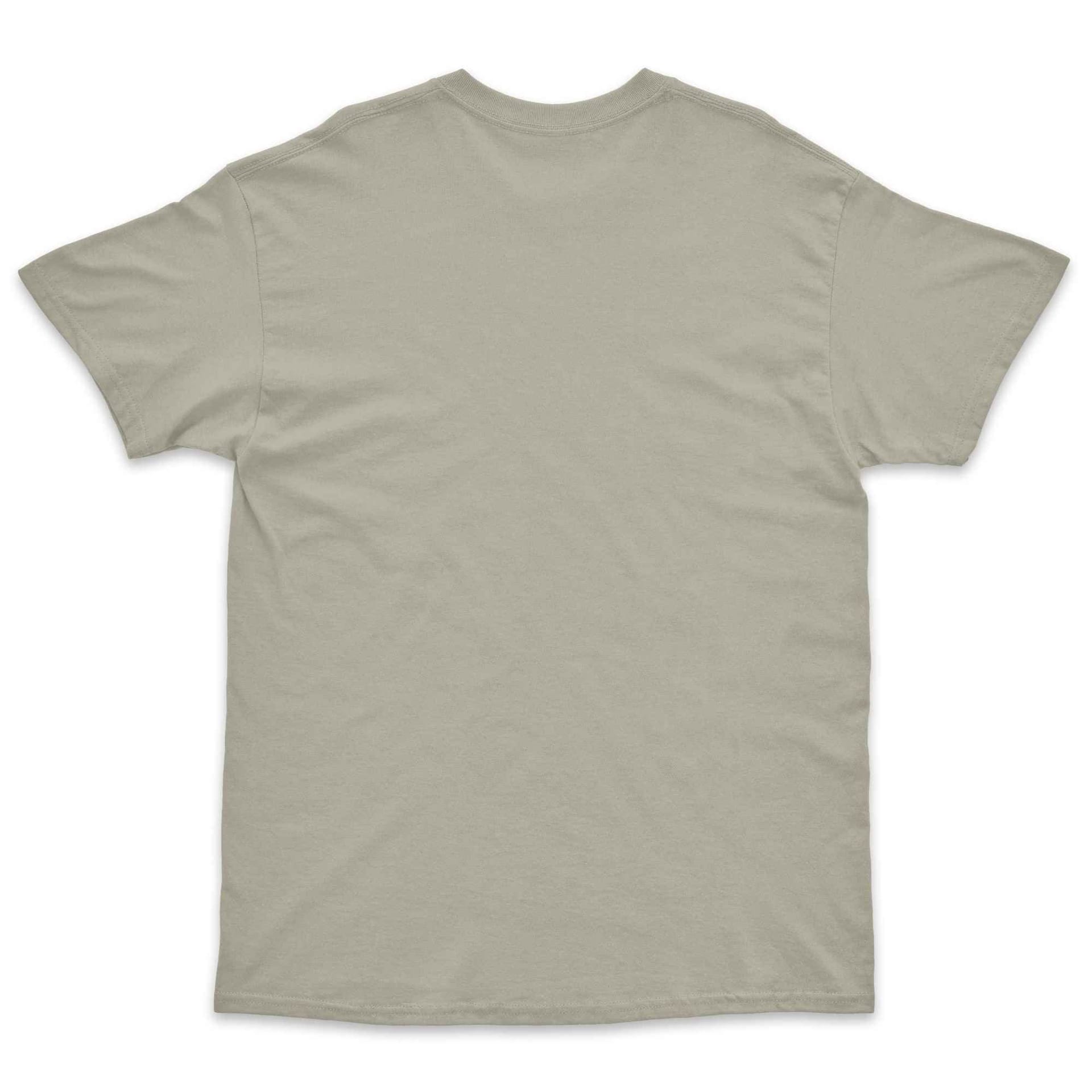 Bad Zebedee Bad Zebedee Men's Scooter Squirrel T-Shirt in Light Khaki - 4