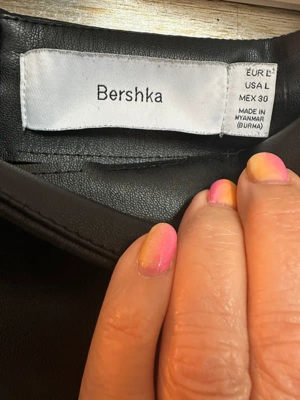 Bershka Bershka pleather mini skirt