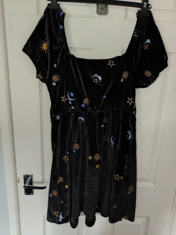 ASOS Moon and stars velvet dress