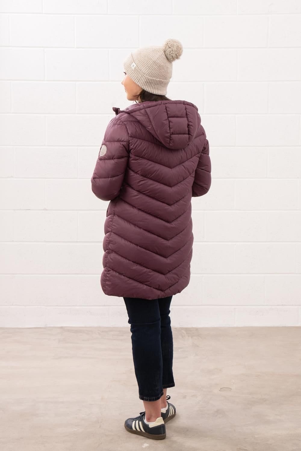 Lighthouse Clothing Lighthouse Clothing Women's Laurel Coat in Burgundy - 4
