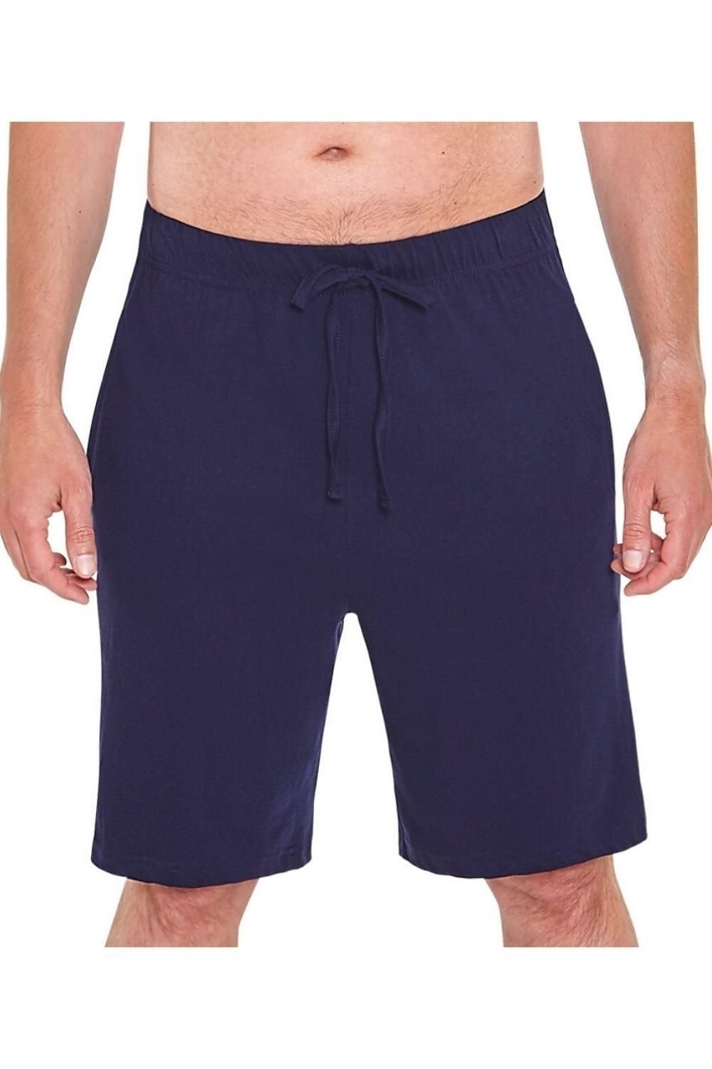 Just Essentials Just Essentials Men's Mens Jersey Pyjama Shorts in Navy - 2