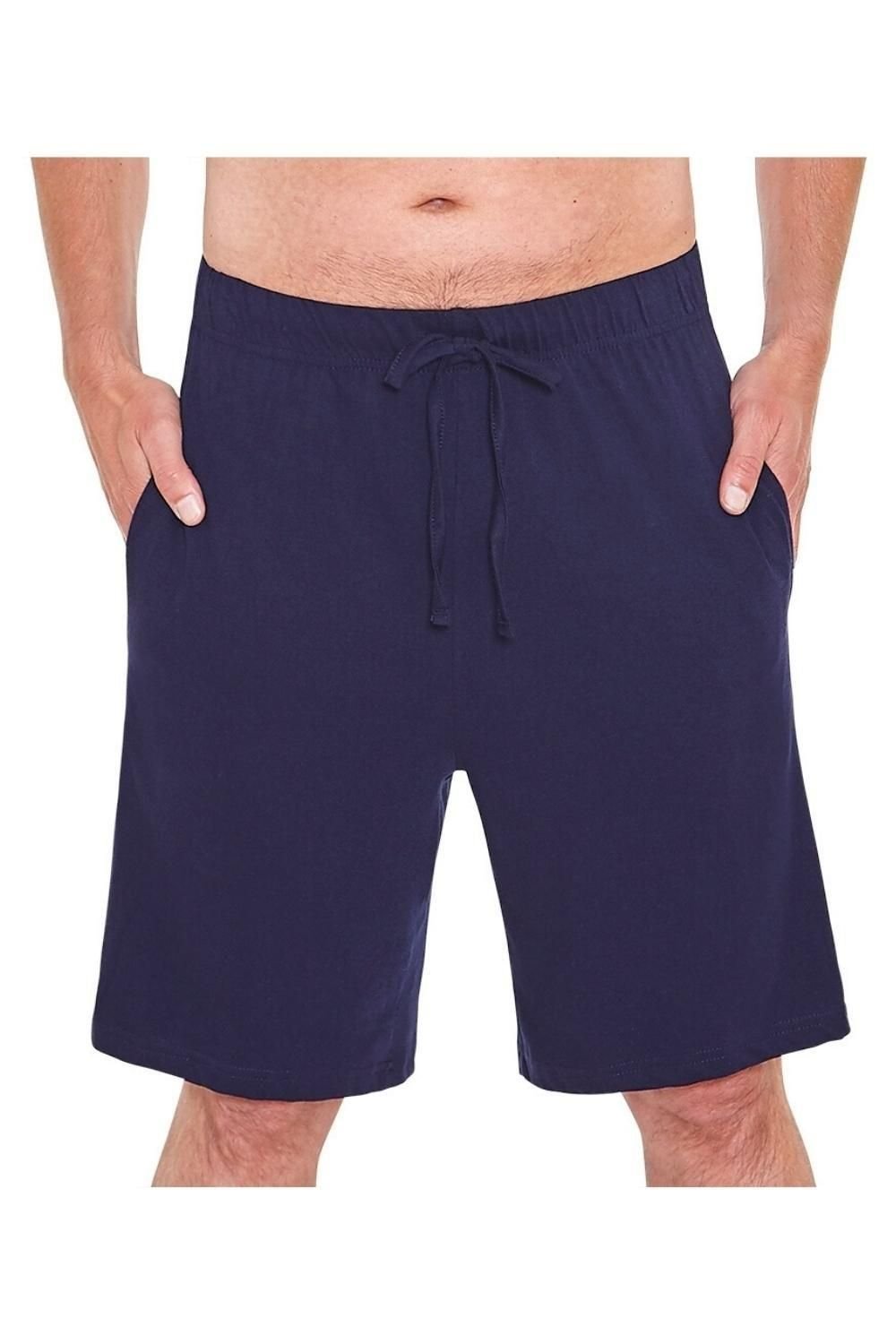 Just Essentials Just Essentials Men's Mens Jersey Pyjama Shorts in Navy - 3