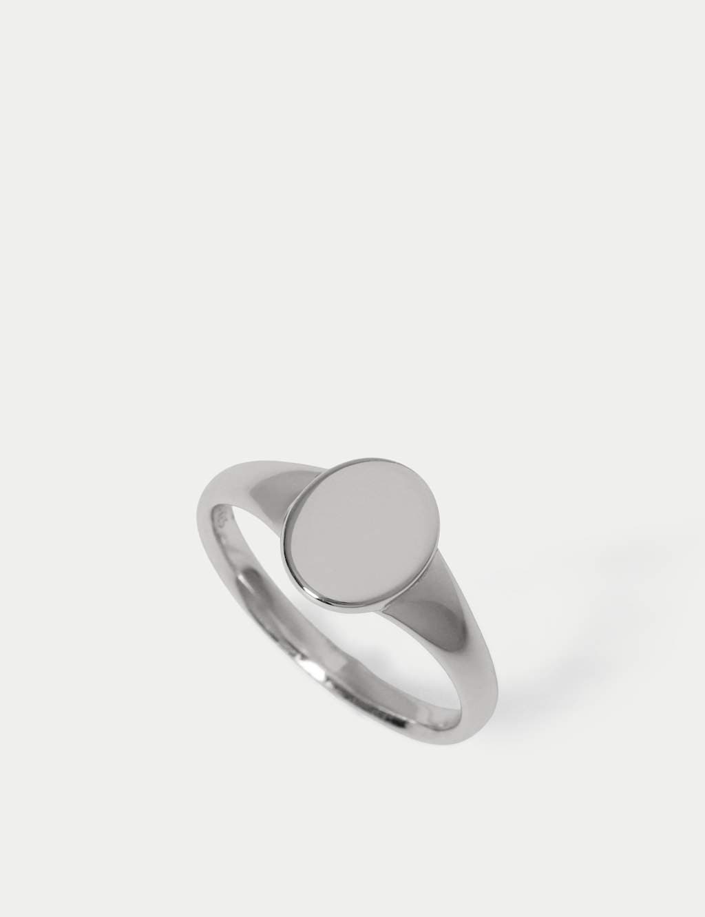Marks & Spencer M&S Stainless Signet Ring Silver