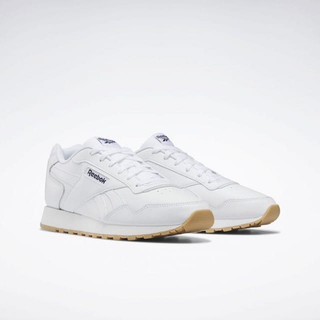Reebok Reebok Men's Glide Leather Trainers in White - 3
