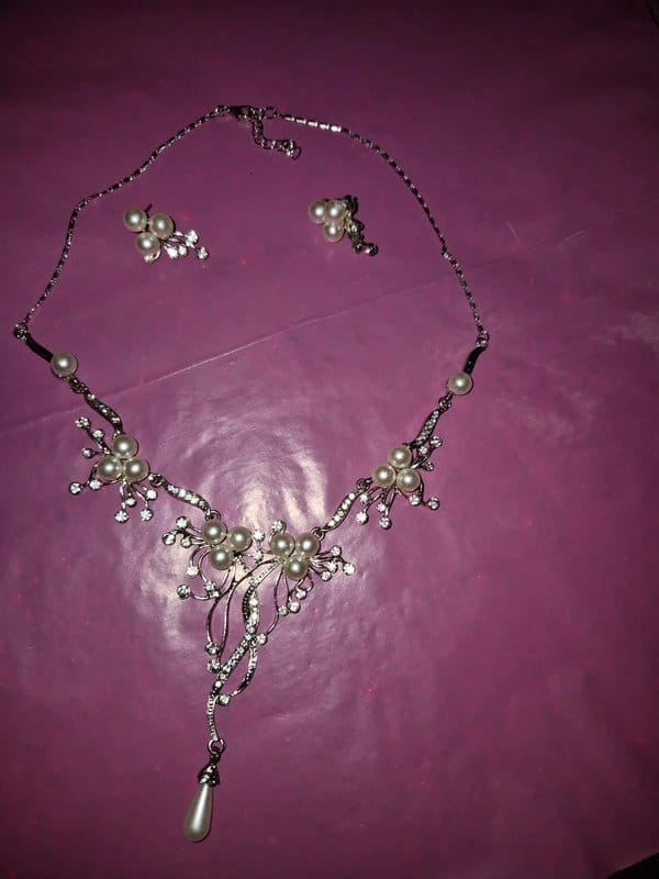 Jon Richard Bridal necklace and earrings set jon richard - 1