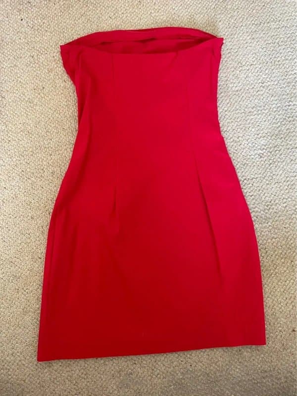 Bershka red bershka mini party dress