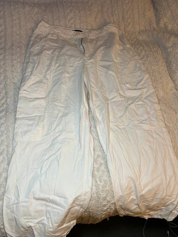 ASOS ASOS design White cargo pants