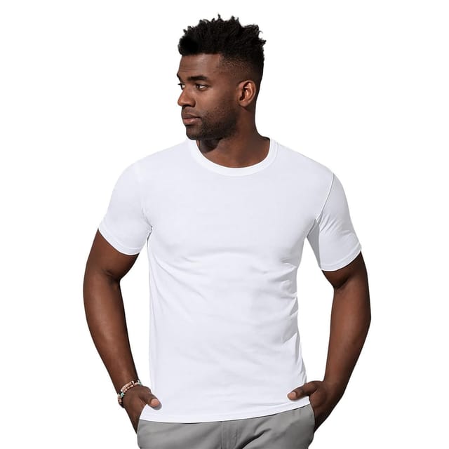 Stedman Stars Stedman Stars Men's Morgan Crew Neck Tee in White - 2