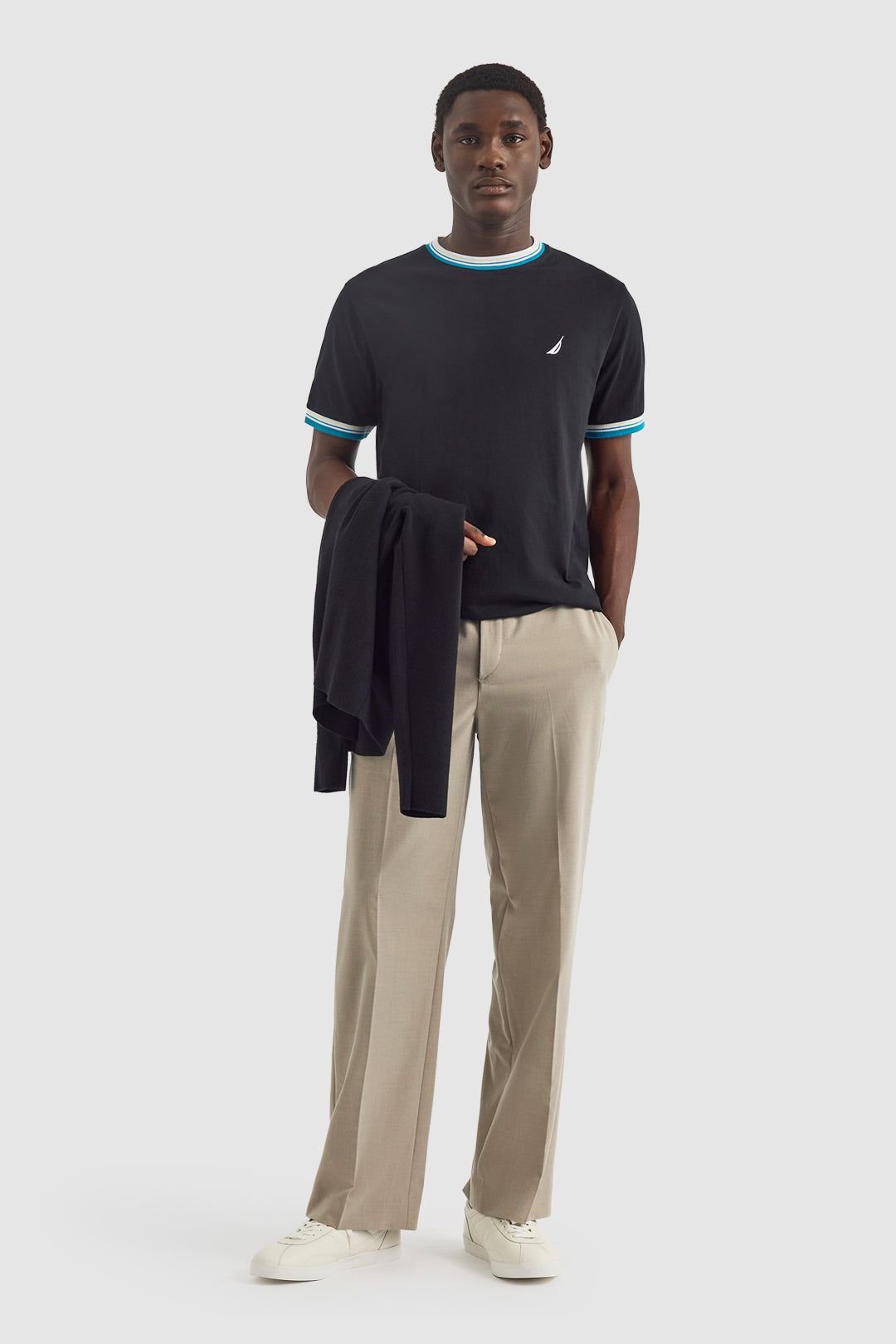 Nautica Nautica Men's Orinoco T-Shirt in Black - 3