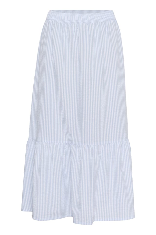 Saint Tropez Saint Tropez Women's ElmikoSZ Striped Maxi Skirt in Baby Blue - 2