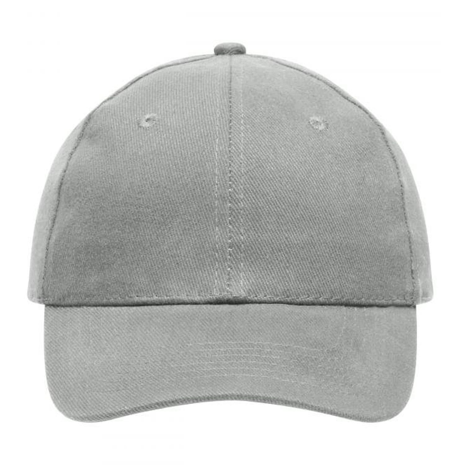 Myrtle Beach Myrtle Beach Men's 6 Panel Heavy Cotton Cap in Light Grey