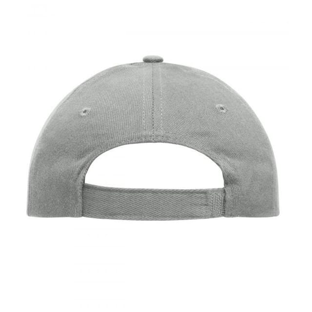 Myrtle Beach Myrtle Beach Men's 6 Panel Heavy Cotton Cap in Light Grey - 2