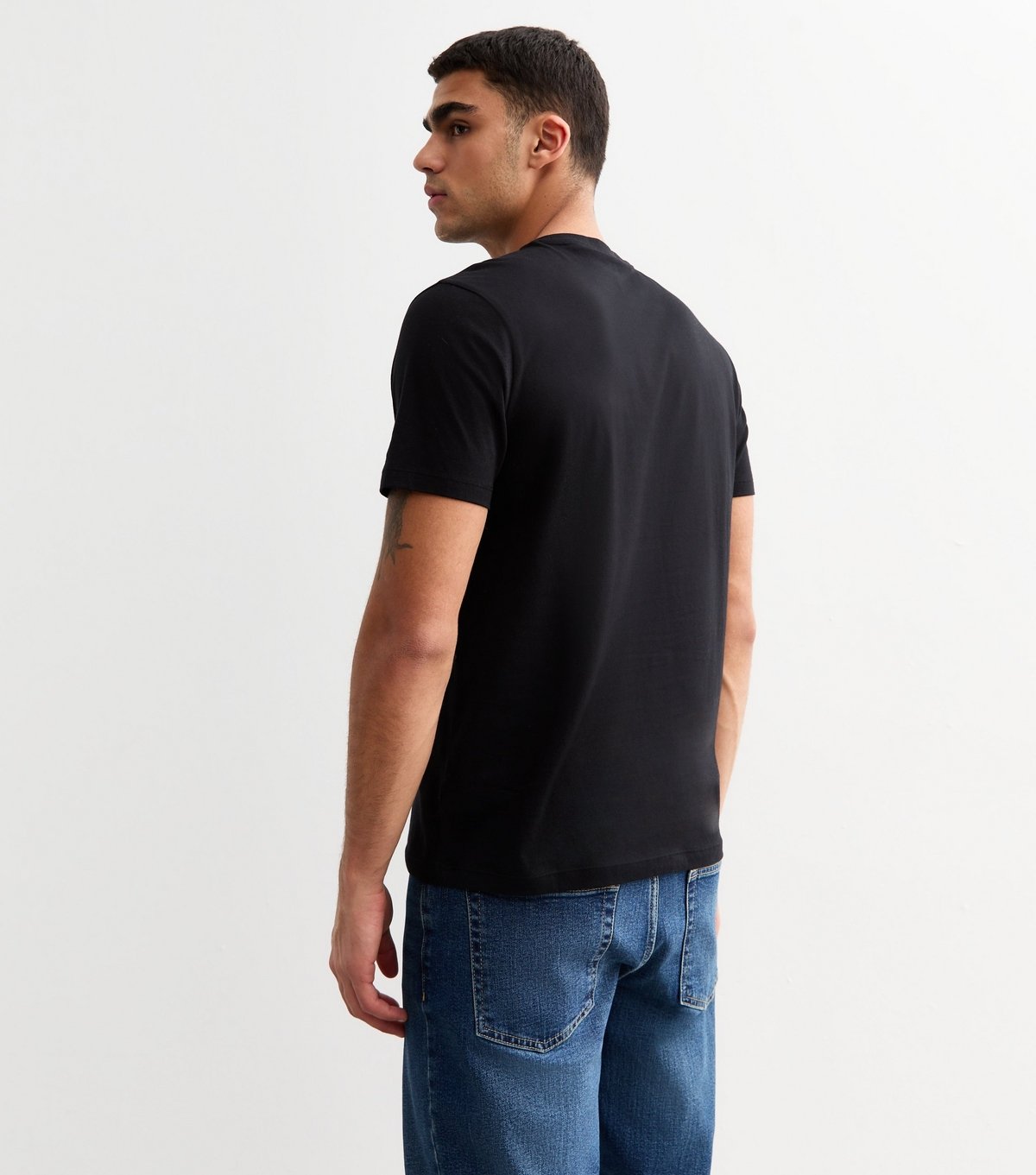 New Look Men's 2 Pack of Black Cotton T-Shirts New Look - 4