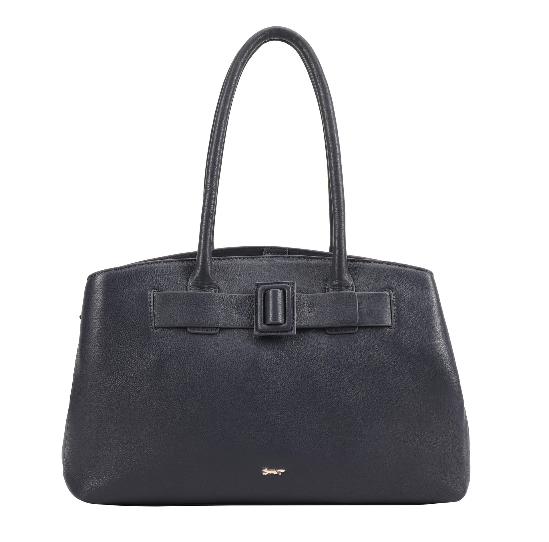 Paul Costelloe Paul Costelloe Women's Belbo Leather Shoulder Bag in Dark Navy