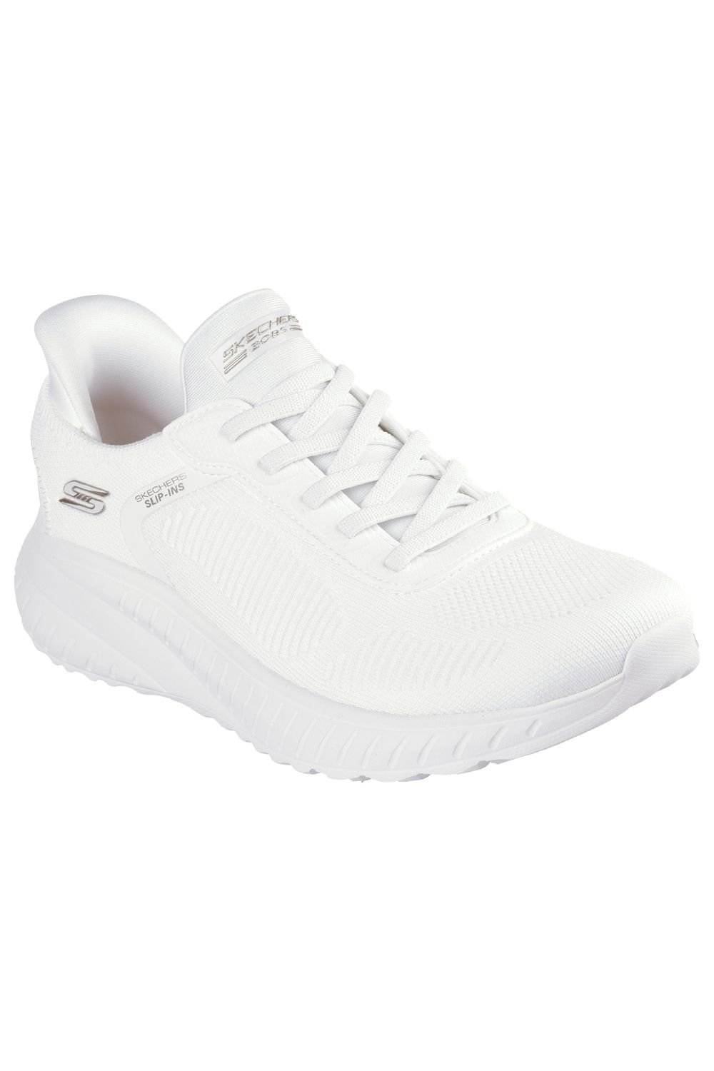 Skechers Skechers Women's BOBS SQUAD CHAOS Slip-Ins Off-White in Cream - 4