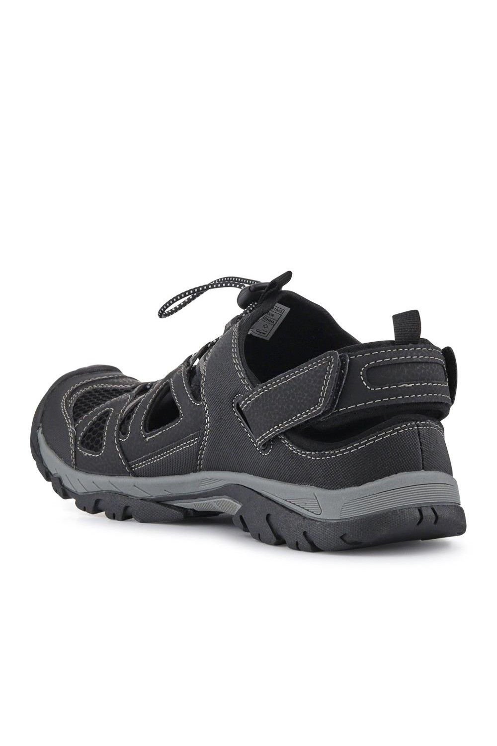 Pavers Pavers Men's Durable Walking Sandals in Black - 3