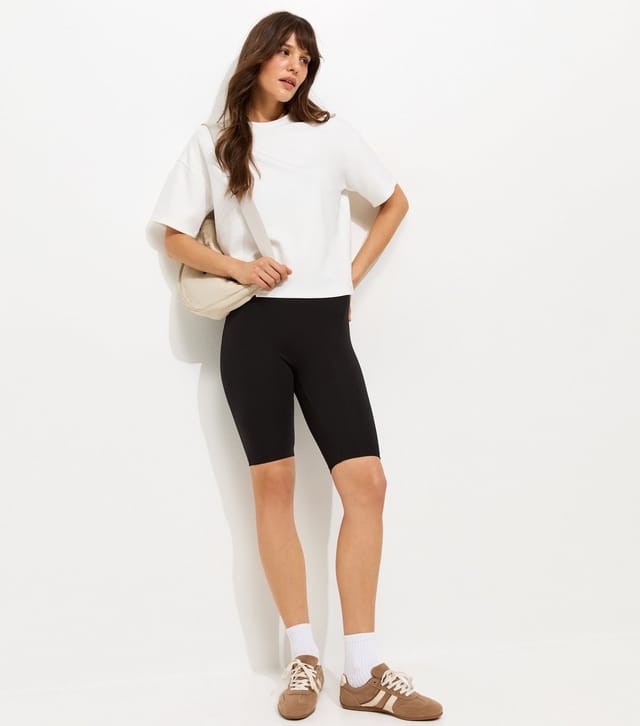 New Look Women's Tall Black Cycling Shorts New Look - 3