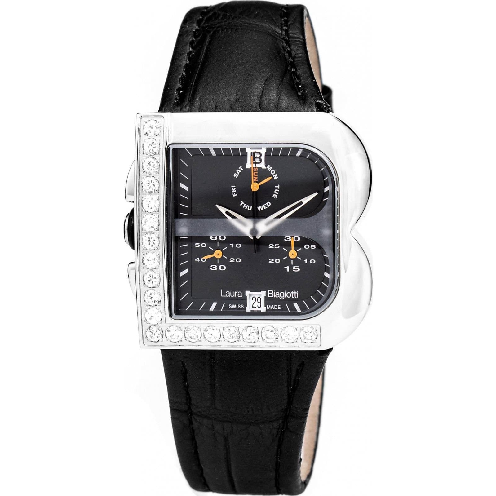 Laura Biagiotti Laura Biagiotti Women's LB0002-CN-2 33mm Quartz Watch in Black