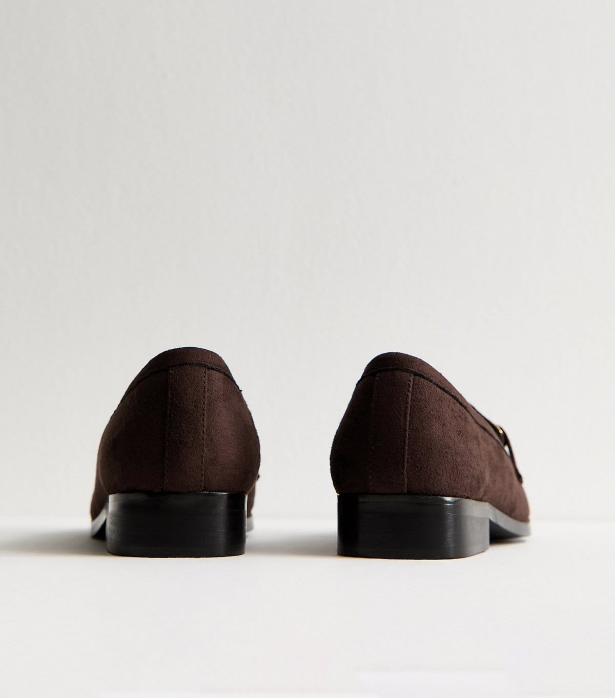 New Look Women's Brown Faux Suede Snaffle Buckle Loafer New Look - 4