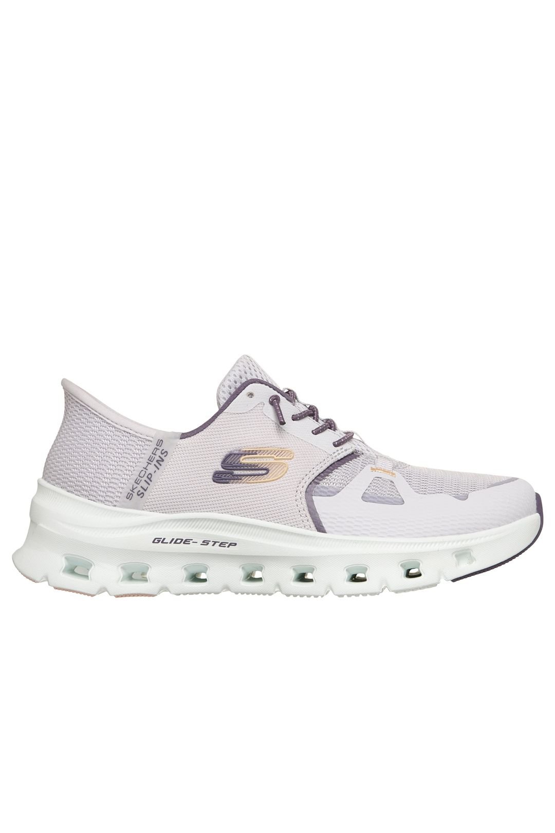 Skechers Skechers Women's GLIDE-STEP PRO Mesh Bungee Slip-Ins Lavender - 4