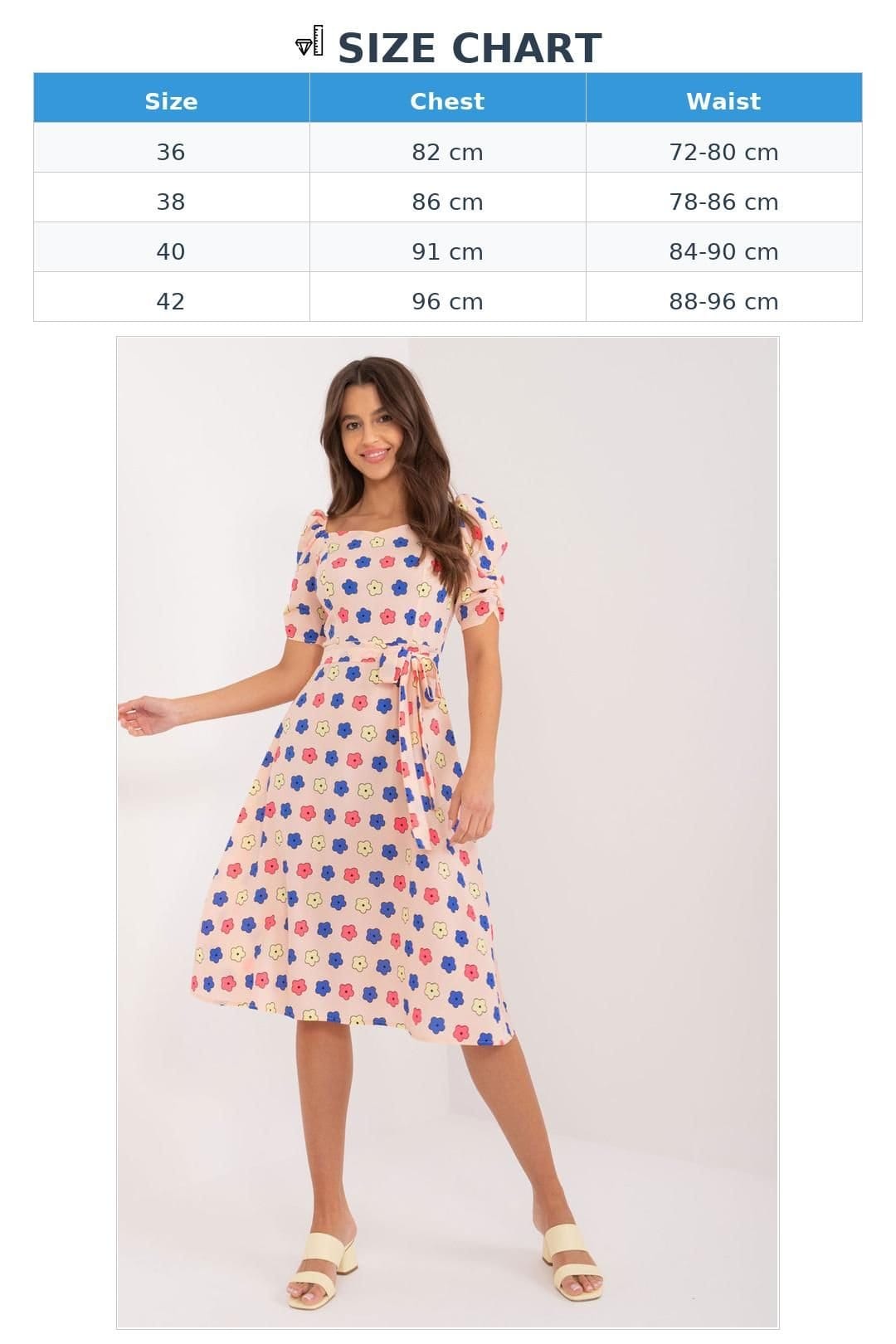 Love Lace Love Lace Women's Floral Flared Sweetheart Summer Puff Dress in Pink - 4