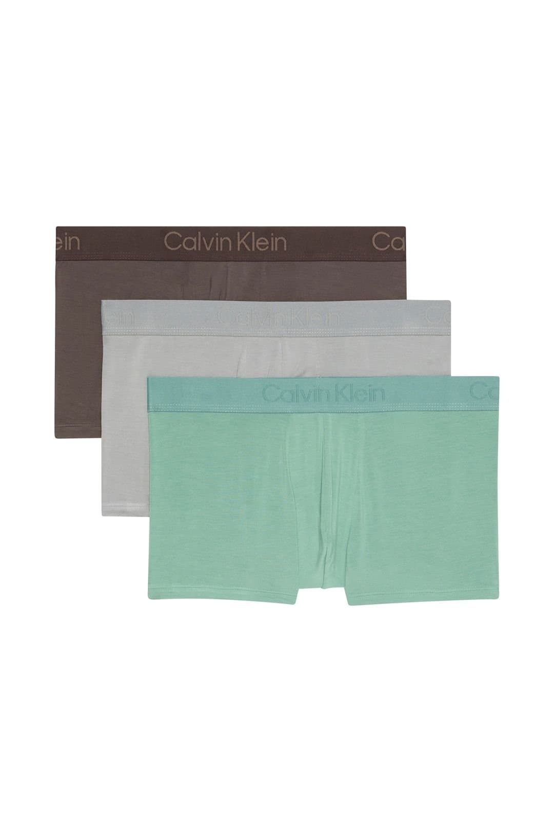 Calvin Klein Calvin Klein Men's Ultra Soft Modal Trunk 3Pk Classic Taupe/Pale Surf Gray/Charmi