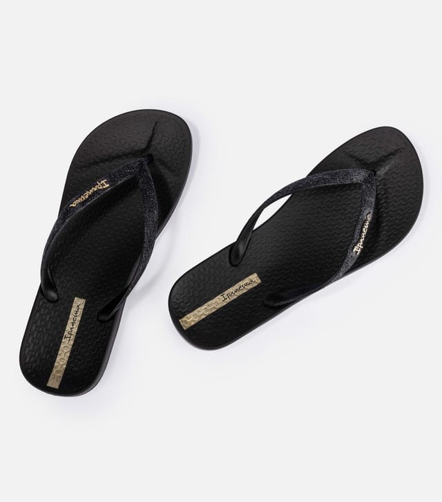 Ipanema Women's Black Anatomic Lolita Flip Flops Ipanema New Look - 3