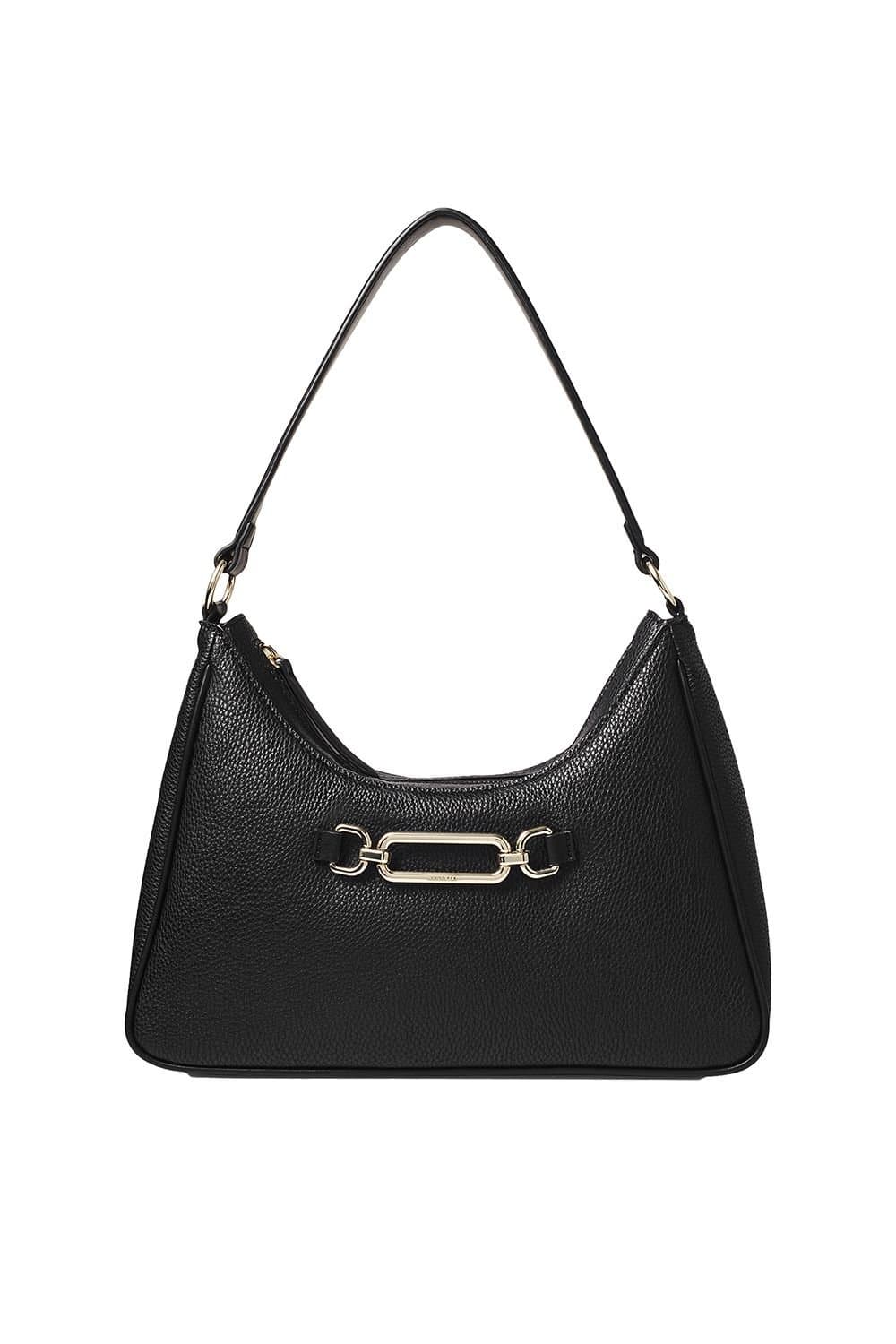 Fiorelli FIORELLI Women's Emilia Hardware Shoulder Bag in True Black
