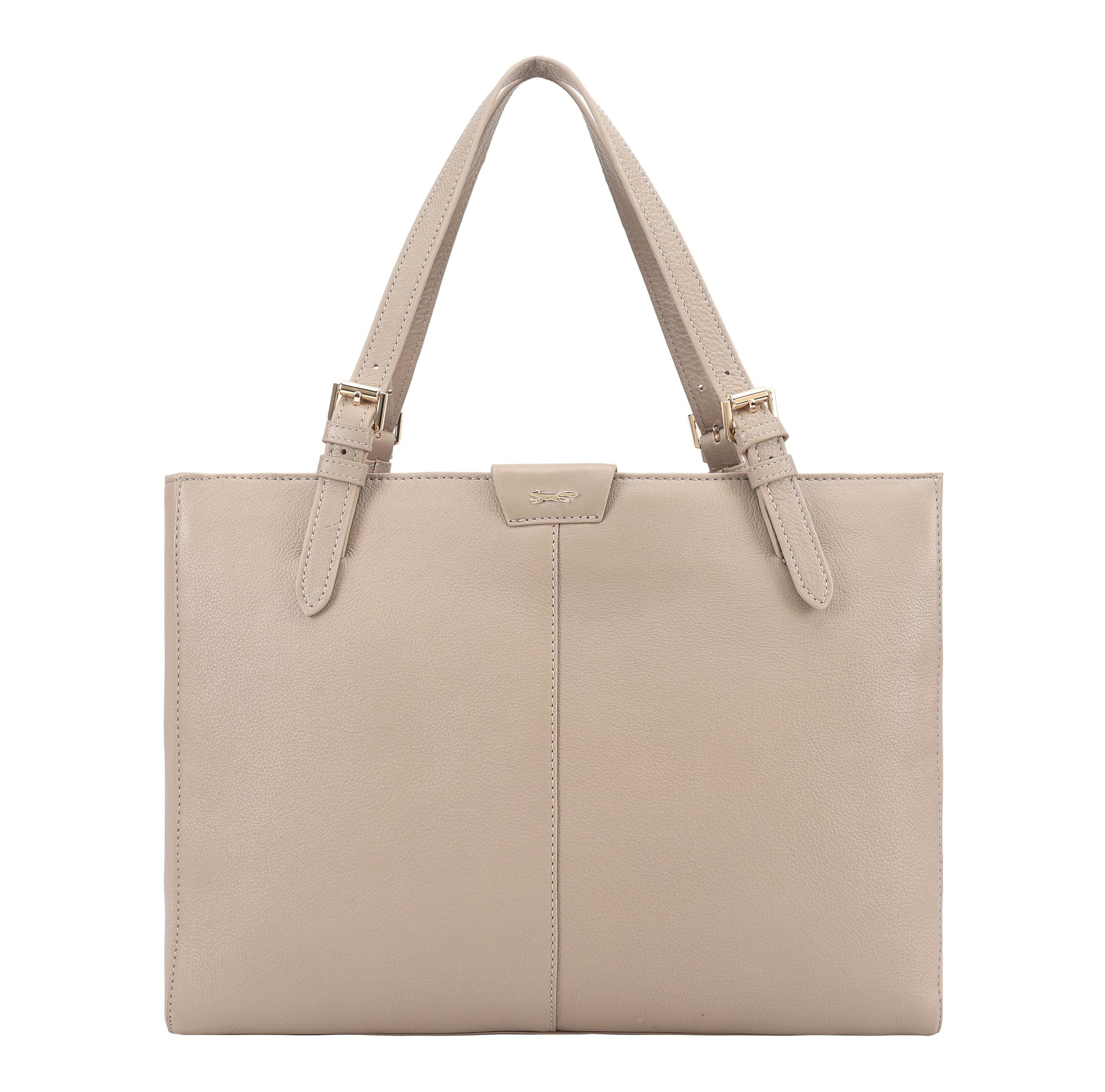 Paul Costelloe Paul Costelloe Women's Argo Leather Shoulder Bag in Taupe
