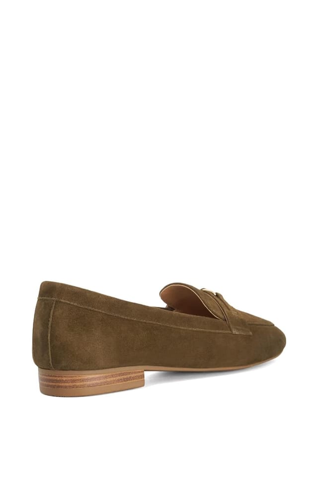Dune London Dune London Women's 'Glight' Suede Loafers in Green - 3