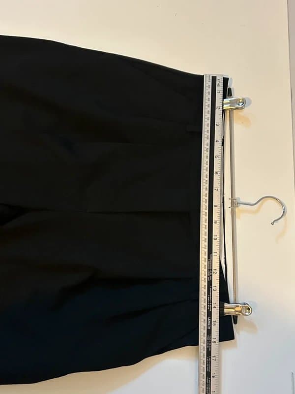 Bershka Bershka black wide leg dad pant trousers size 10