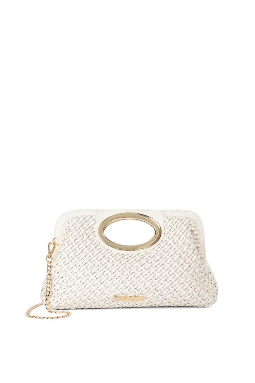 Dune London Dune London Women's 'Ellsaz' Clutch in White - 1