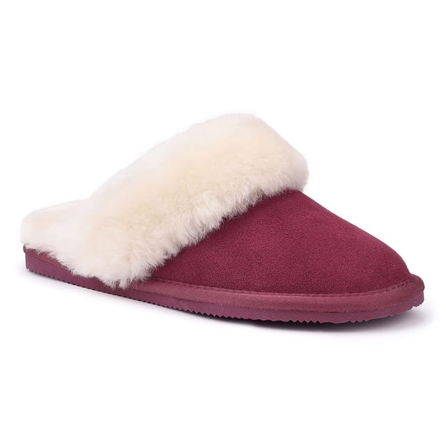 Hotter Hotter Women's 'Candy' Slippers in Maroon - 2