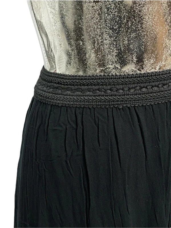 Olsen OLSEN Skirt Size XL 18 Black Chiffon Womens Long NEW EU46 RRP £99