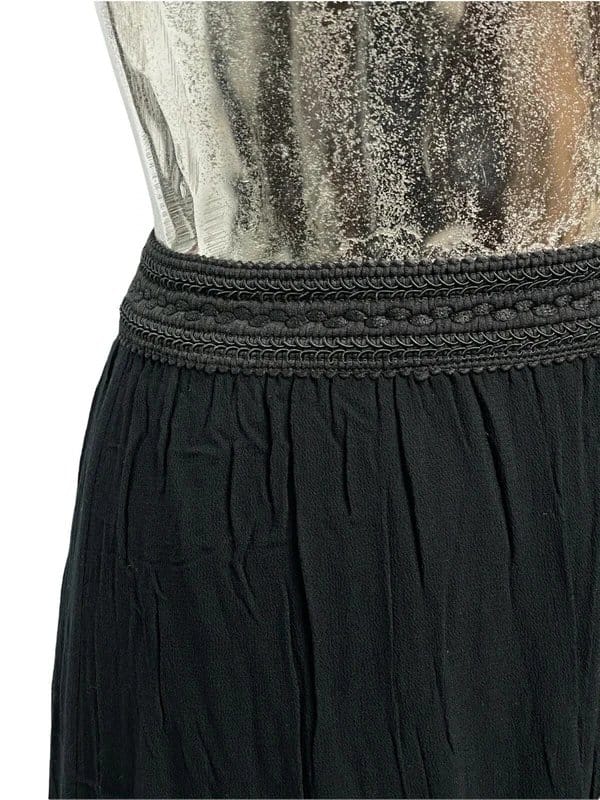 Olsen Black Chiffon Long Skirt Size XL 18 EU46