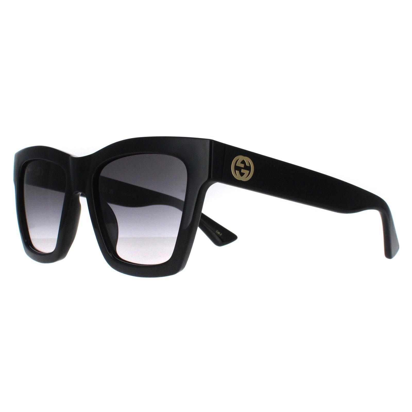 Gucci Gucci Women's Square Black Grey Gradient GG1714S - 2