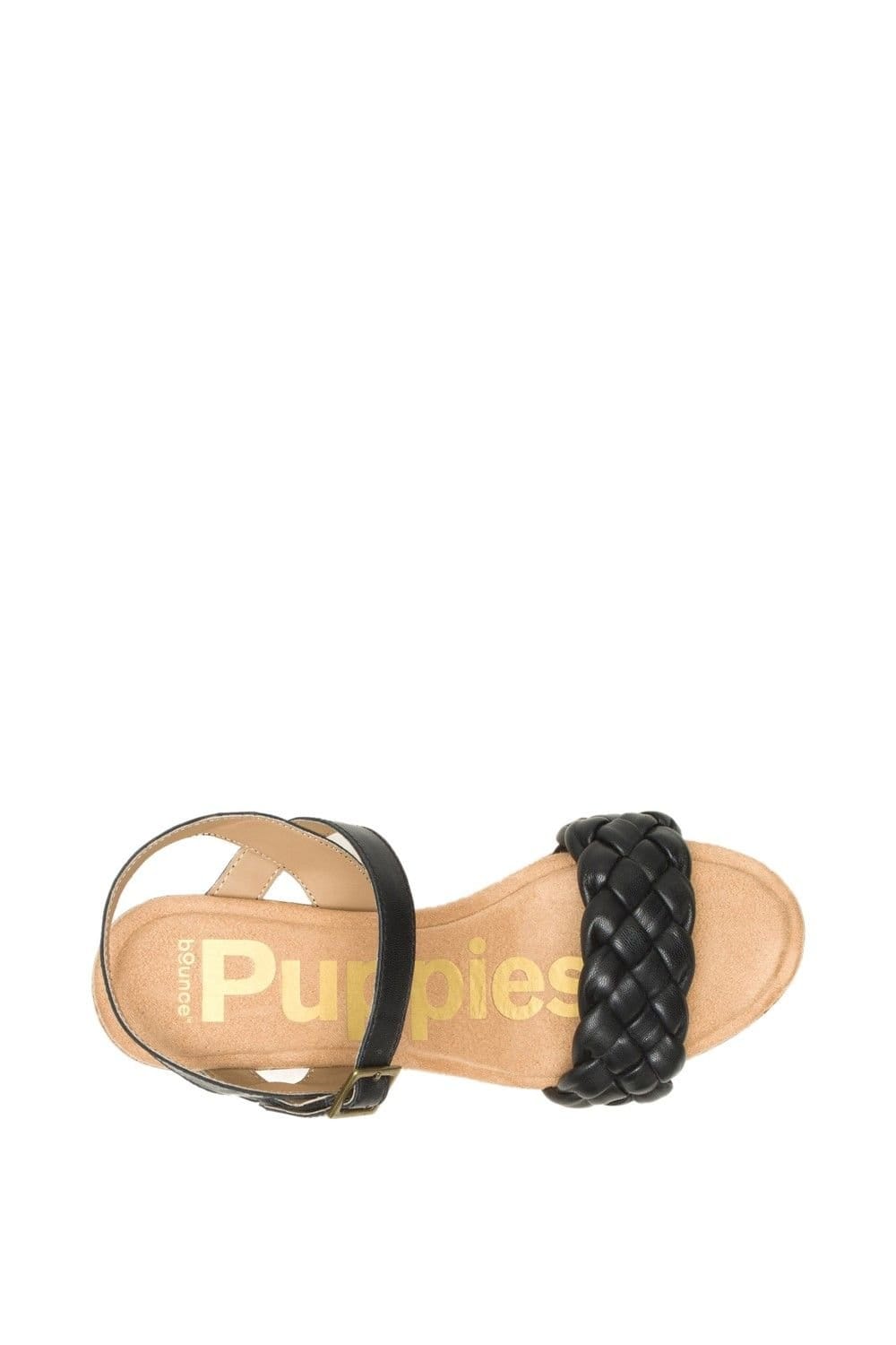 Hush Puppies Hush Puppies Women's Poppy Quarter Strap Sandal in Black - 4