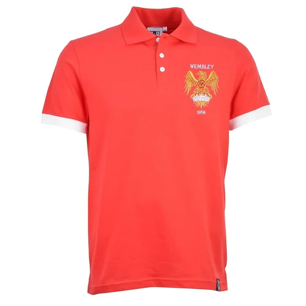 Stoke City FC Stoke City FC Men's Mens Red White Polo