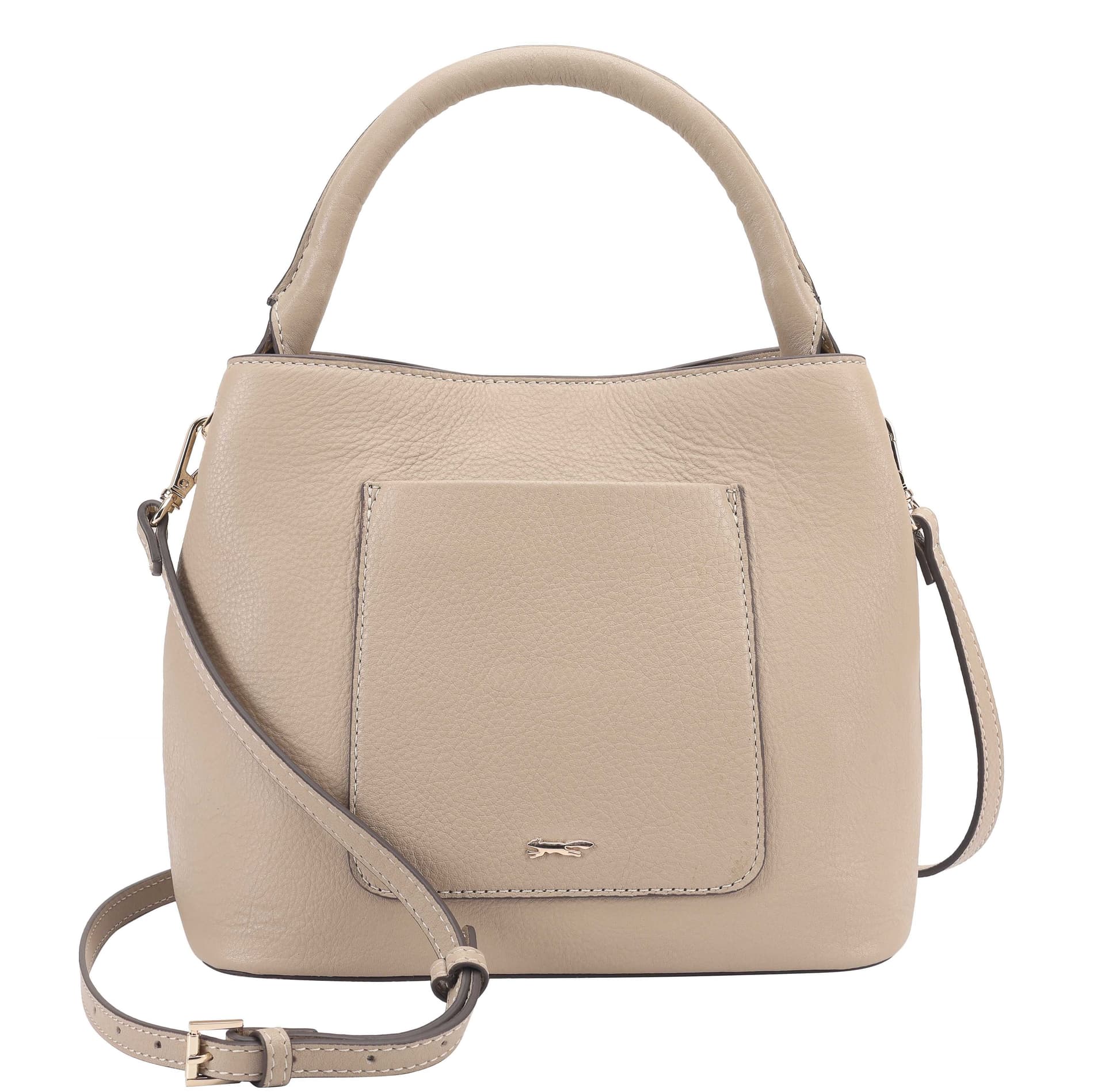 Paul Costelloe Paul Costelloe Women's Rosa Leather Multi Way Bag in Beige