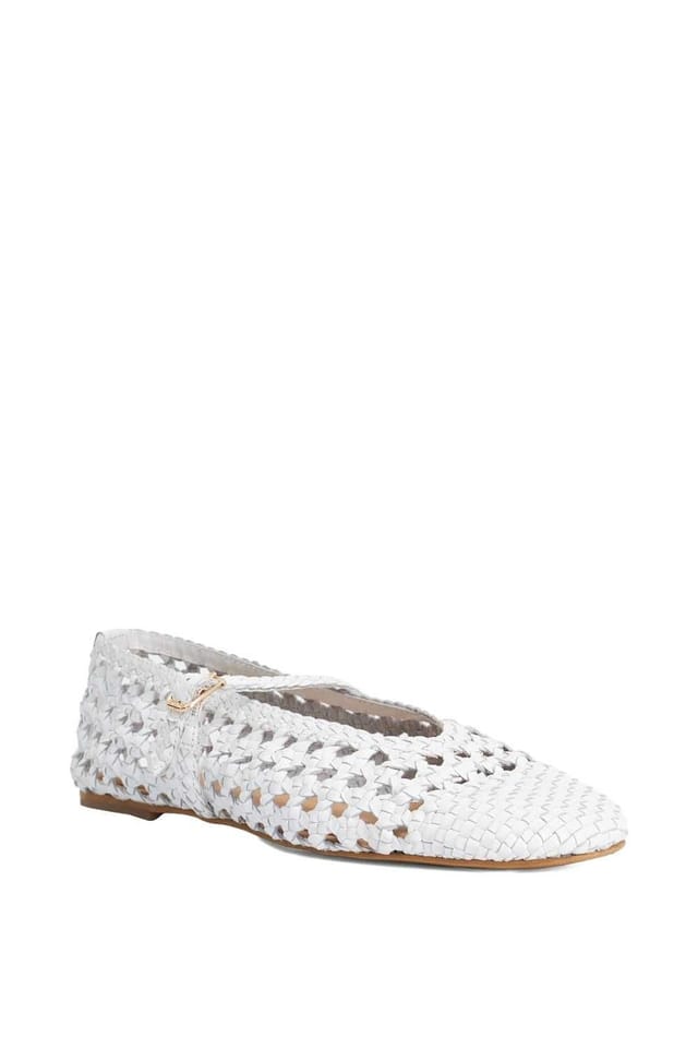Dune London Dune London Women's 'Hazella' Leather Mary Janes in White - 2