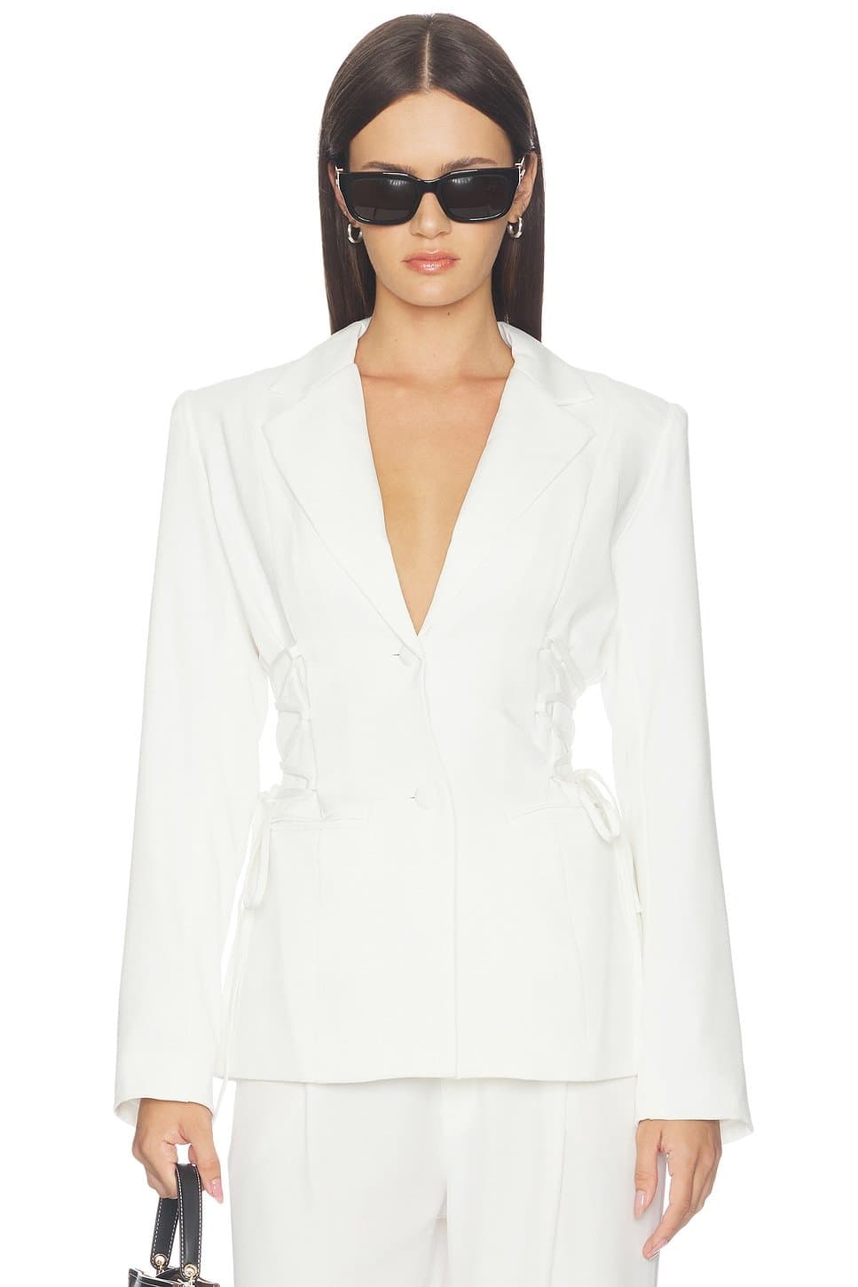 revolve Jennifer Lace Up Blazer