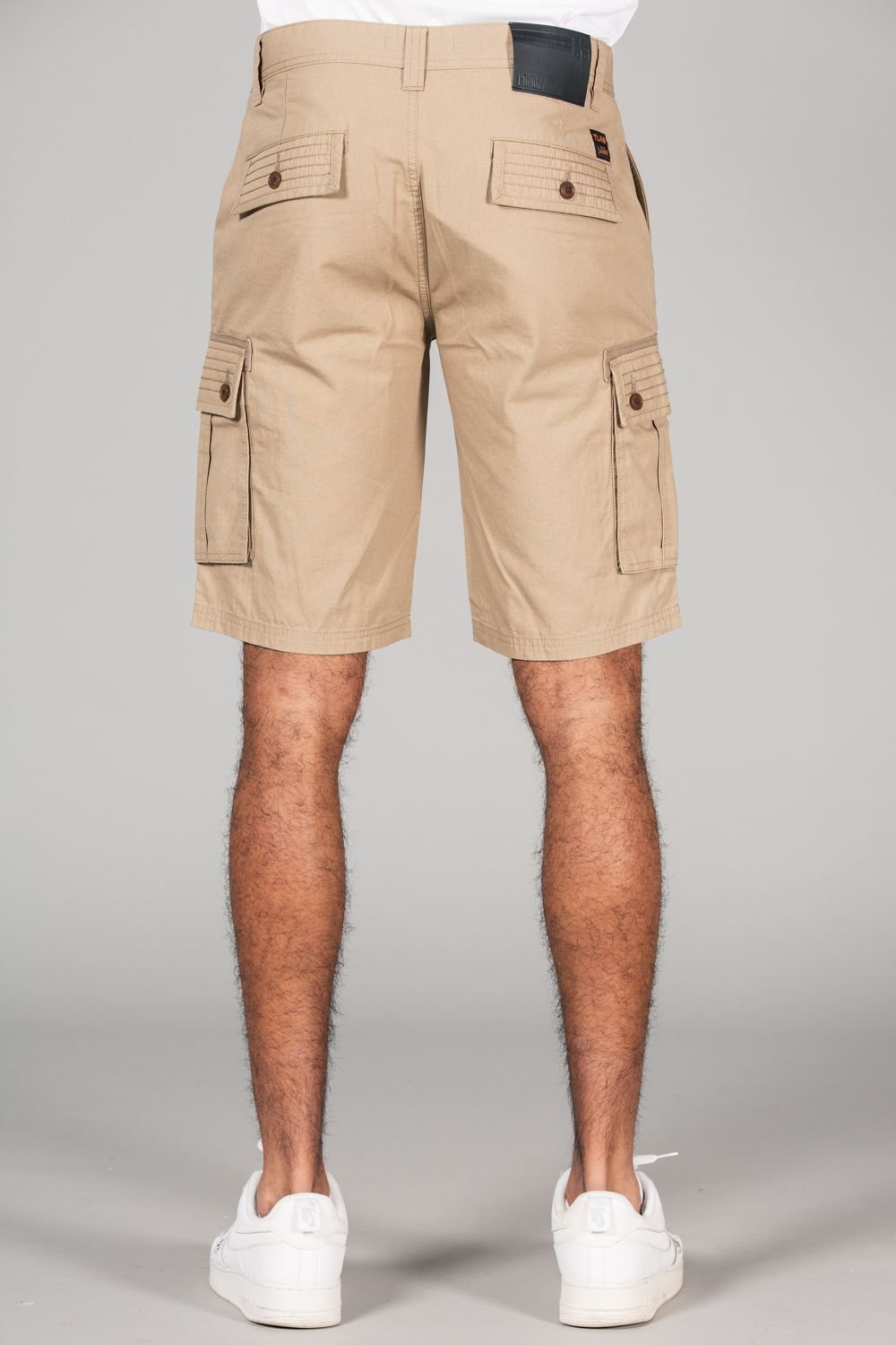 Tokyo Laundry Tokyo Laundry Men's Cotton Cargo-Style Short with Pockets in Stone - 3