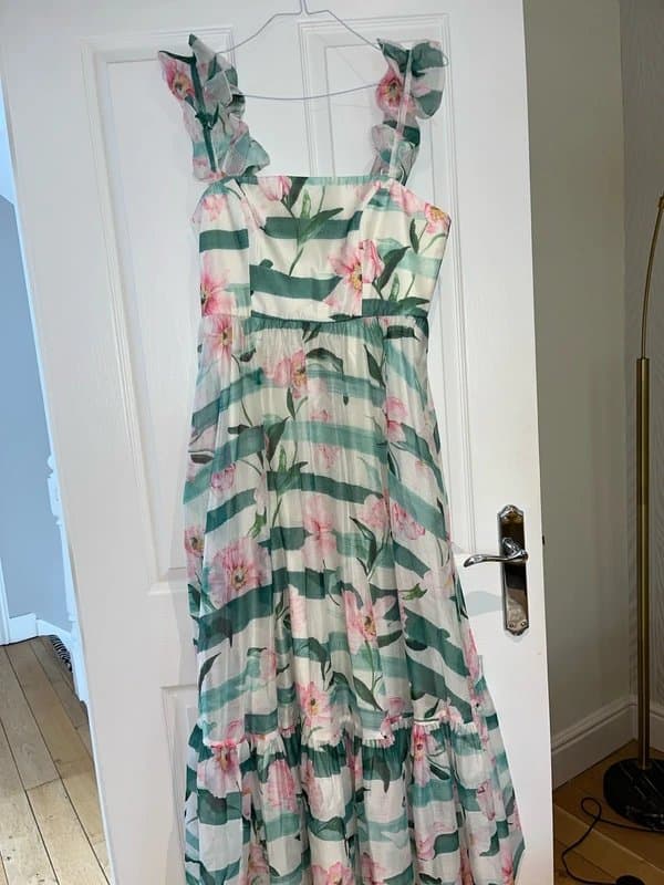 Coast Beautiful coast midi/ maxi chiffon dress . Fully lined