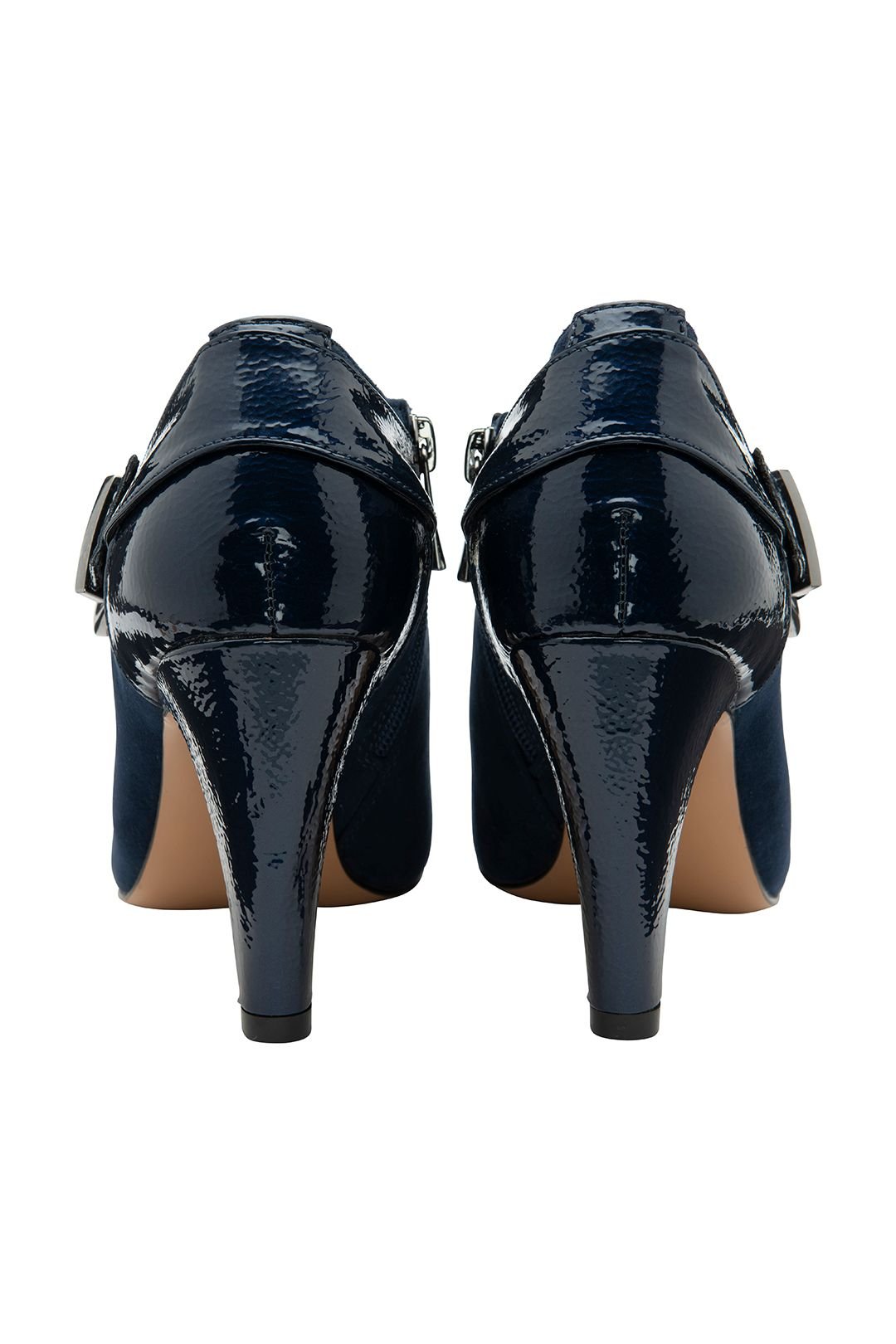 Lotus Lotus Women's 'Zyla' Stiletto-Heel Shoe-Boots in Navy - 3