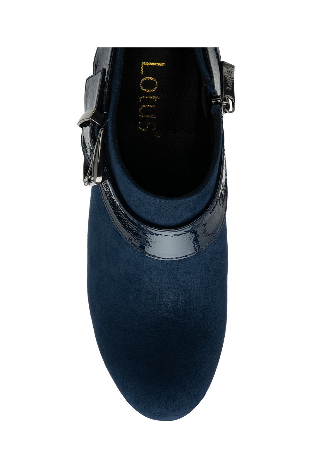 Lotus Lotus Women's 'Zyla' Stiletto-Heel Shoe-Boots in Navy - 4