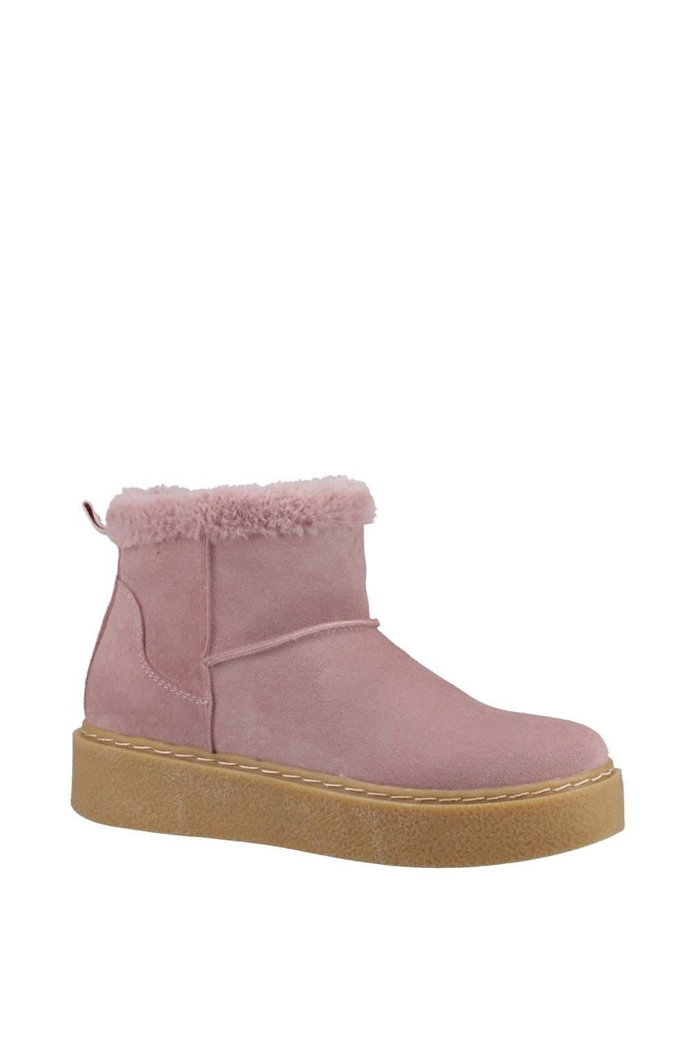 Hush Puppies Hush Puppies Women's 'Becca' Light Pink Ankle Boots