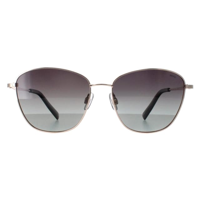 INVU INVU Women's Butterfly Gold Grey Polarized B1119 - 2